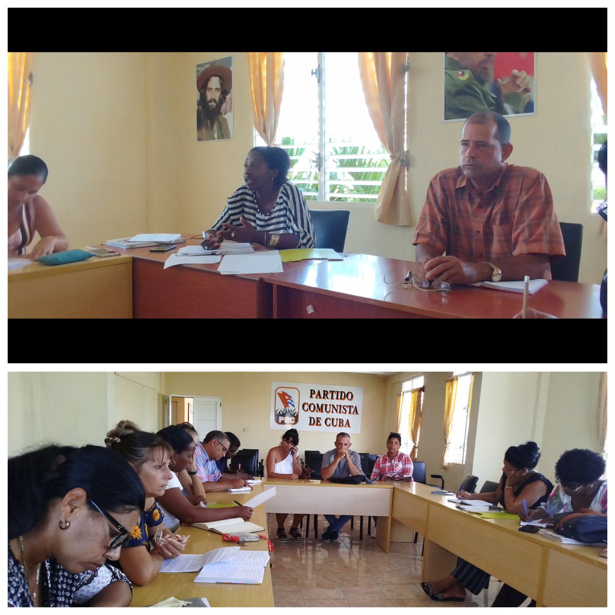 Participamos en el Buró Mpal del PCC d Santa Cruz del Norte #Mayabeque .Se evalúan las políticas del perfeccionamiento del comercio, aunque se avanza mucho queda por hacer y #SiSePuede #JuntosPorMayabeque <a href="/edelso_ramos/">Edelso Ramos Linares</a> <a href="/ideologica_c/">Ideológica Santa Cruz</a> <a href="/MarisolFFerrer/">Marisol Fuentes Ferrer</a> <a href="/MaydaSurez1/">Mayd@ SC ❤️🇨🇺💯💪🥰💐🎉</a> <a href="/FuncionariaOrg1/">Yaima Gutiérrez Cándano</a>