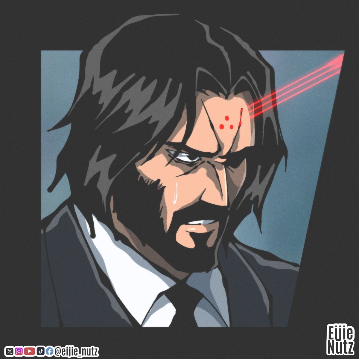 eijie_nutz's tweet image. John Wick vs. Predator 
#JohnWick #Predator #fanart #comic