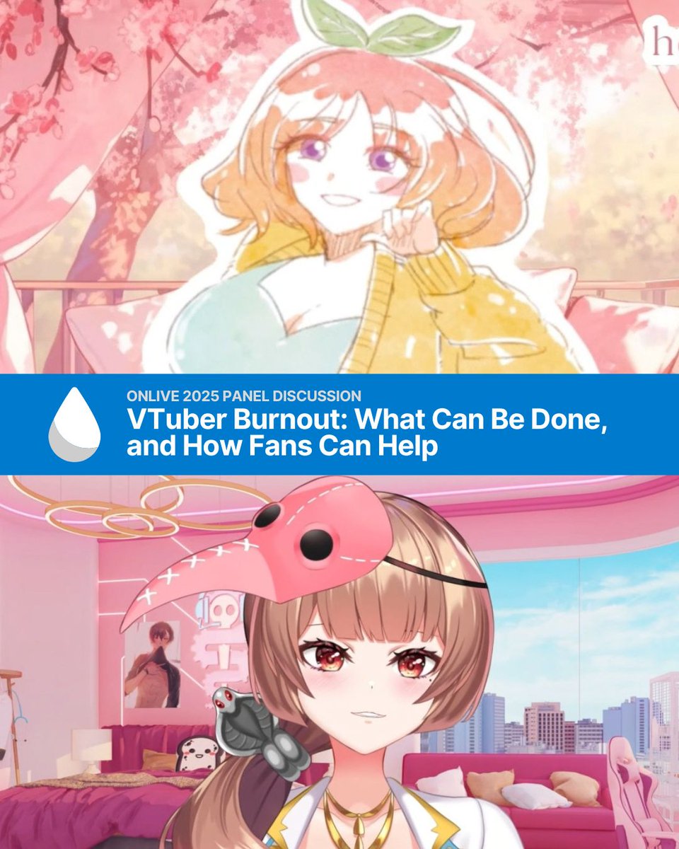 NewsDrop invited incoming Registered Psychologist <a href="/hellomiraiart/">Mirai 🌱🌸</a> and real-life Surgeon <a href="/shiori_p0n/">ShioriPon, MD 🩺⚙ Vtuber</a> to talk about Burnouts in the VTuber context, what happens when VTubers are hit with it, and what fans can do. 

[Link in reply]