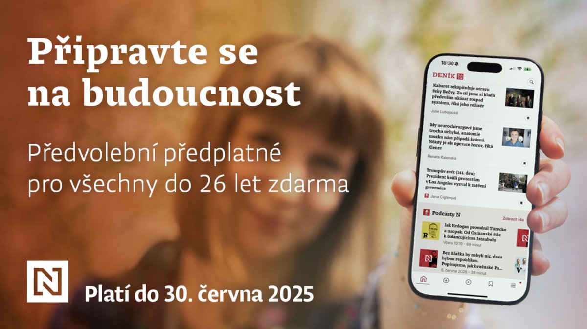 Tyhle volby budou jsou strašně důležité pro naši budoucnost. Jejich výsledky nejvíc pocítí mladí, protože je ovlivní na dlouho dopředu. Proto jsme se rozhodli všem do 26 let, kdo ho ještě nemají, dát do voleb předplatné <a href="/enkocz/">Deník N</a> zdarma.
denikn.cz/1762210/pripra…