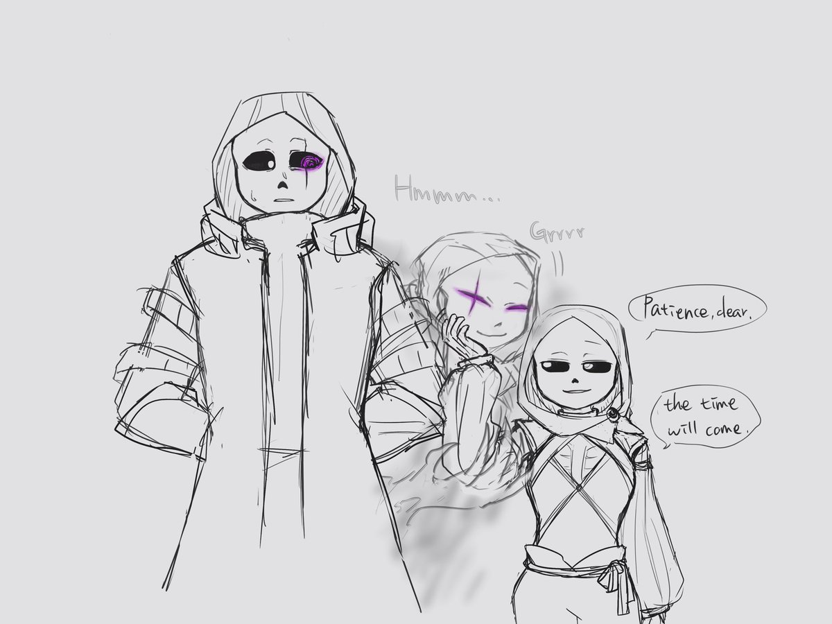 #Royaul Old silly doodles about Dust giving scratches to calm the Entity down.
Enti: hmmm scratches 😌