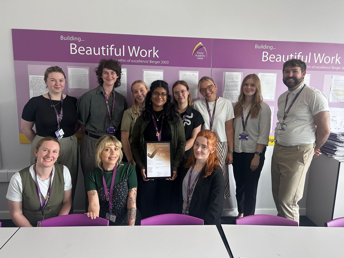 Trinity Academy Leeds (@trinityacademyl) on Twitter photo Delighted that one of our exceptional teachers has won a prestigious bronze <a href="/TeachingAwards/">The Pearson National Teaching Awards</a> for βOutstanding new teacher of the yearβ. Well done, Miss Rajasagaran! πππ― Delighted that one of our exceptional teachers has won a prestigious bronze <a href="/TeachingAwards/">The Pearson National Teaching Awards</a> for βOutstanding new teacher of the yearβ. Well done, Miss Rajasagaran! πππ―