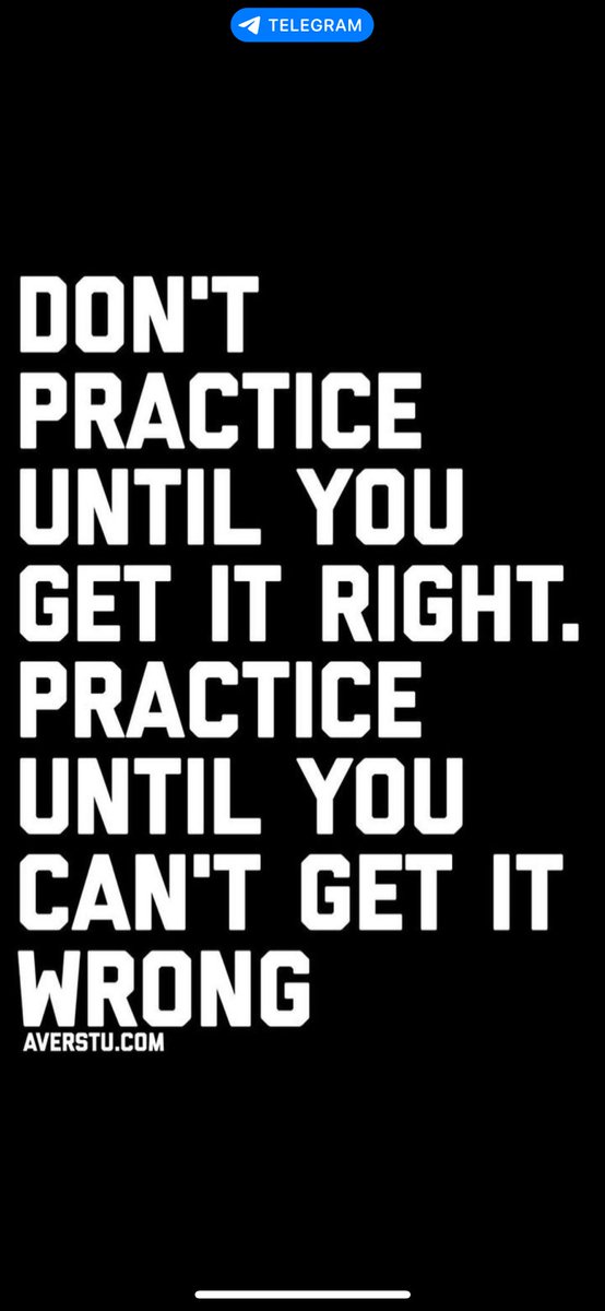 Satisfaction only follows mastery⏳