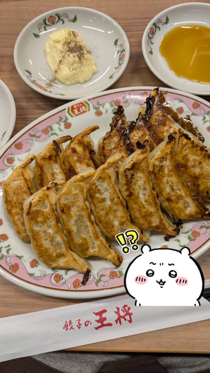 korokor66326316's tweet image. 🥟💕
焼色が美しい👍

#餃子の王将