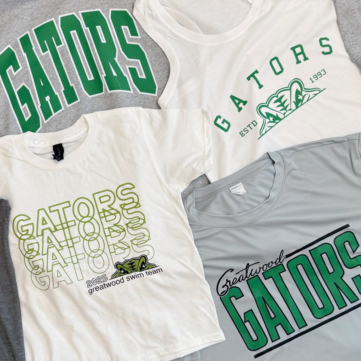The Greatwood Gators Swim Team are making waves and turning heads this summer with this merch. 🌊🐊