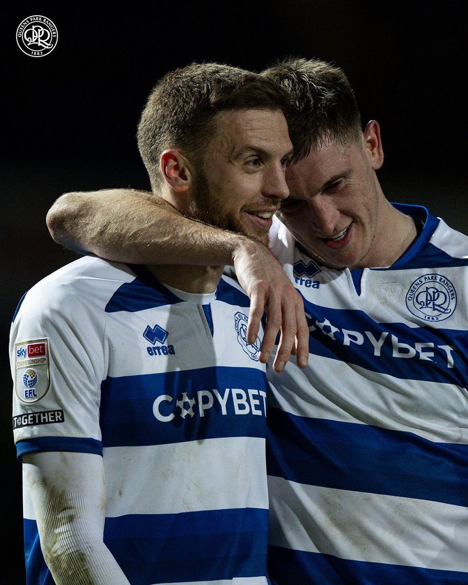 QPR's tweet photo. 💙🤝🤍 https://t.co/ghc4RkLpwj
