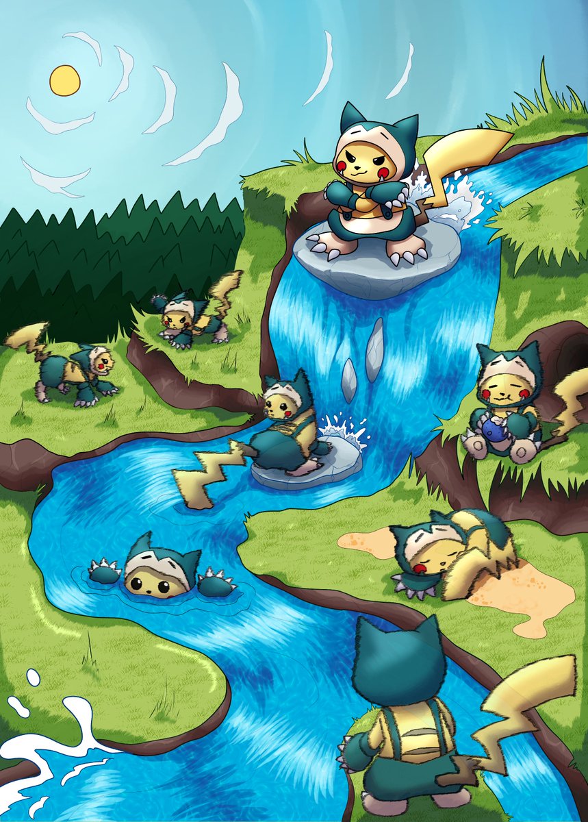 Paimy_art's tweet image. omg mais est-ce que ce serait pas l&apos;immense star du web @PikachuRonflex ?????