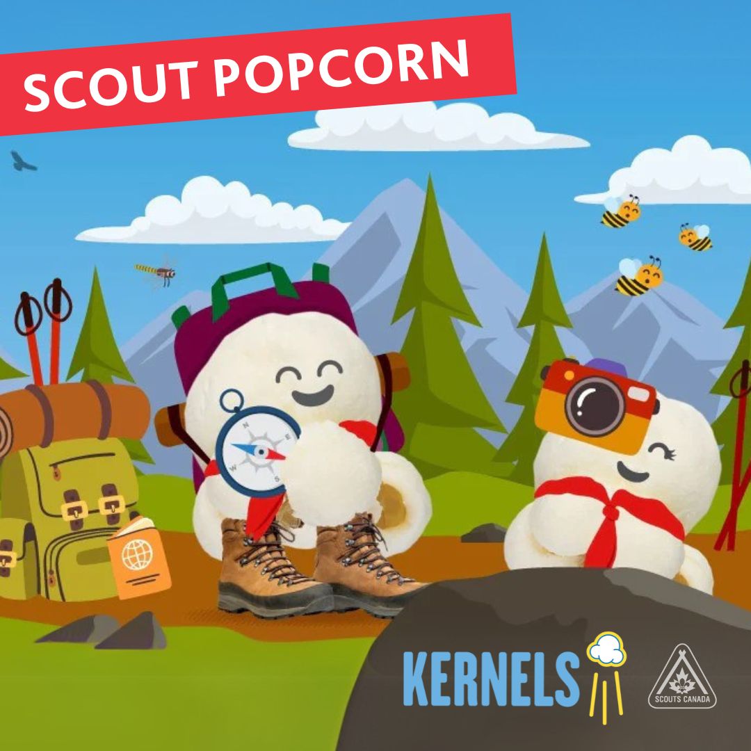 Scouts Canada (@scoutscanada) on Twitter photo Big popcorn energy 🍿
New flavours. New partner <a href="/kernelspopcorn/">Kernels Popcorn</a> . Same youth-powered impact.
🧂 Buttersalt
🧀 Cheesy Dill
🌶️ Jalapeño Jack
🤍 Whalin’ White Cheese (NST’s top picks!)
💸 45% goes to local Scout Groups
🛒 scoutpopcorn.ca
#ScoutsCanada #ScoutPopcorn Big popcorn energy 🍿
New flavours. New partner <a href="/kernelspopcorn/">Kernels Popcorn</a> . Same youth-powered impact.
🧂 Buttersalt
🧀 Cheesy Dill
🌶️ Jalapeño Jack
🤍 Whalin’ White Cheese (NST’s top picks!)
💸 45% goes to local Scout Groups
🛒 scoutpopcorn.ca
#ScoutsCanada #ScoutPopcorn
