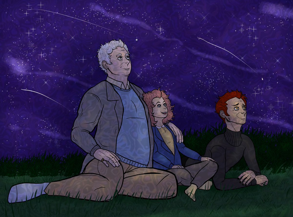 Here's mine! This was a lot of fun to draw! Thanks for coming up with the #DTIYS, <a href="/AbbyBubbls/">💜AbbyBubbls💜</a>!
#GoodOmens #GoodOmensFanArt #IneffableDads