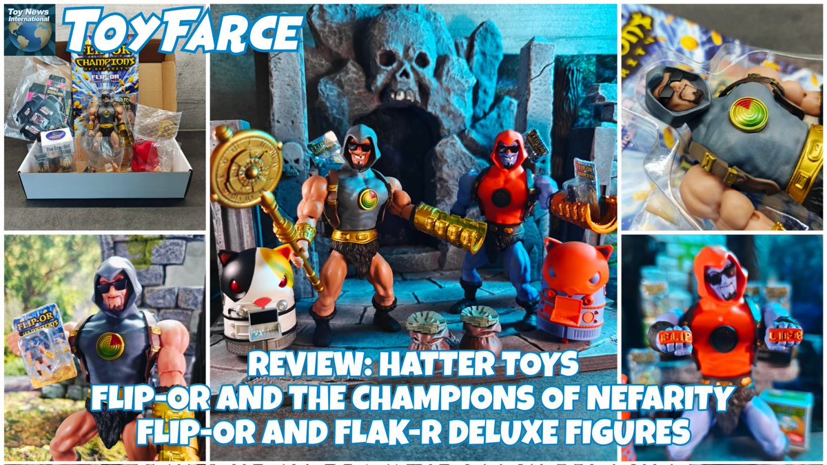 TOYFARCE REVIEW:
HATTER TOYS FLIP-OR AND THE CHAMPIONS OF NEFARITY - FLIP-OR AND FLAK-R DELUXE FIGURES!
toynewsi.com/528-58413

#toyfarce #hattertoys #madhatterreviews #fliporandthechampionsofnefarity #flipor #flakr #kickstarter #flipper #actionfigures #toys #collectibles