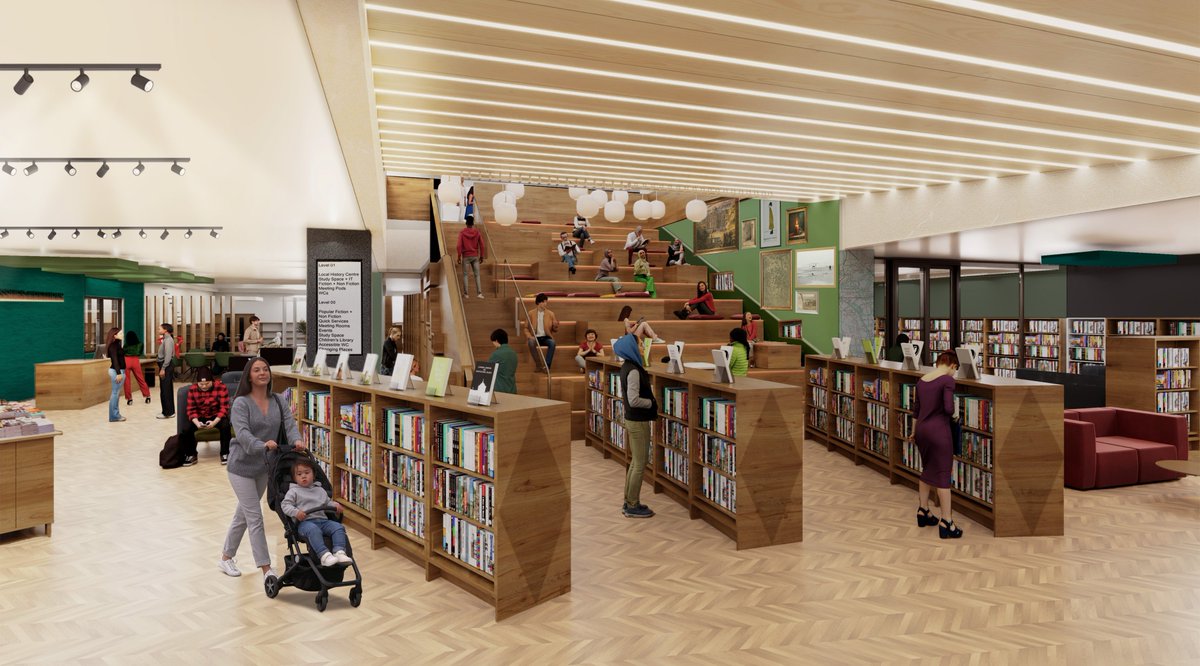Following initial preparations, more substantive works are getting underway to create the new home for Bromley Central Library in a prime high street location.

bromley.gov.uk/news/article/8…
#Bromley