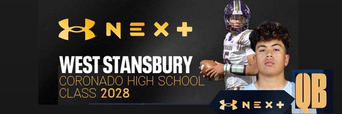 5StarScouting™ (@5starscouting) on Twitter photo 2028 QB
West Stansbury
Coronado (TX.)
6-3/229 🎓 4.0 GPA
•2 sport athlete
<a href="/WestStansbury/">West Elisala Stansbury 6’3 220, QB | TX | 2028</a>
<a href="/CoachMichaelPry/">Michael Pry, M. Ed</a>
hudl.com/profile/225078… 2028 QB
West Stansbury
Coronado (TX.)
6-3/229 🎓 4.0 GPA
•2 sport athlete
<a href="/WestStansbury/">West Elisala Stansbury 6’3 220, QB | TX | 2028</a>
<a href="/CoachMichaelPry/">Michael Pry, M. Ed</a>
hudl.com/profile/225078…