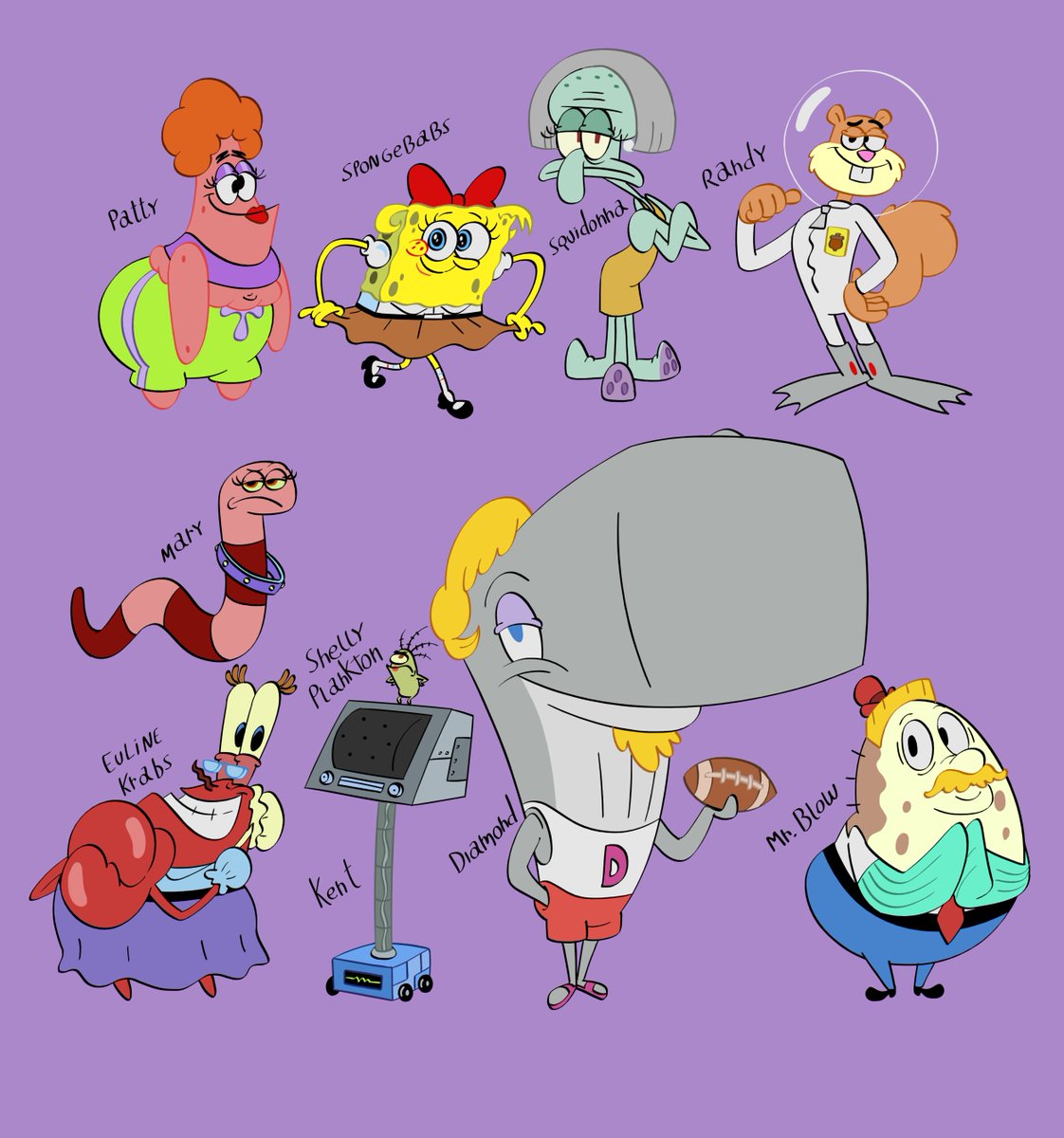 SpongeBent GenderPants
