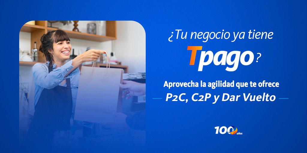 🚀 Con Tpago, llevar tu negocio al siguiente nivel es más fácil y rápido de lo que imaginas.
Tienes varias formas de cobrar/pagar:

✅Tpago P2C (Persona a Comercio):
Imagina que tu cliente quiere pagarte. Con P2C, él mismo inicia el pago desde su aplicación de pago móvil. Solo