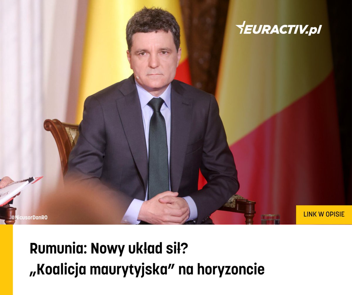 Cztery proeuropejskie partie – PSD, PNL, USR i UDMR – są o krok od utworzenia tzw. „koalicji maurytyjskiej”.

🟡Więcej: euractiv.pl/section/demokr…