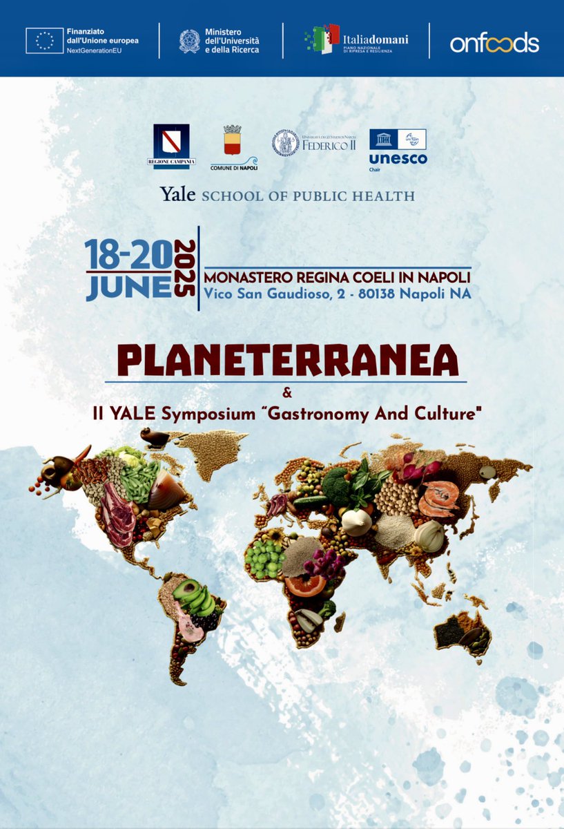 Il Cl.uster A.grifood N.azionale (CL.A.N.) parteciperà domani 19 giugno ai lavori di "Planeterranea &amp; II Yale Symposium 'Gastronomy And Culture”, che si terrà presso il Monastero Regina Coeli di Napoli con l’intervento della Cluster manager dott.ssa Maria Cristina Di Domizio