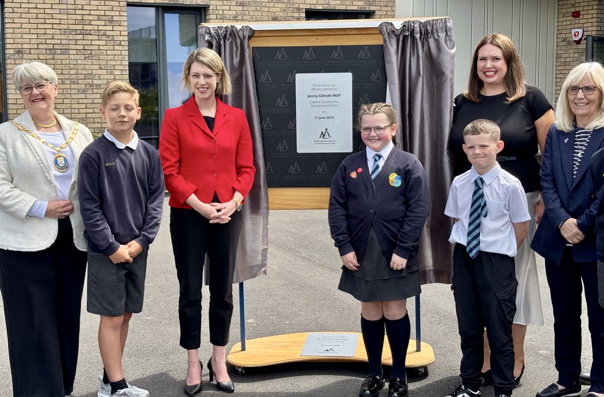 North Ayrshire Provost (@nac_provost) on Twitter photo It was joy to attend the opening of <a href="/montgomeriepark/">Montgomerie Park</a> yesterday by Cabinet Secretary for Education & Skills <a href="/JennyGilruth/">Jenny Gilruth</a>, MSP. It is a fabulous building & it was evident that the school community is already very strong, supportive & confident. It was joy to attend the opening of <a href="/montgomeriepark/">Montgomerie Park</a> yesterday by Cabinet Secretary for Education & Skills <a href="/JennyGilruth/">Jenny Gilruth</a>, MSP. It is a fabulous building & it was evident that the school community is already very strong, supportive & confident.