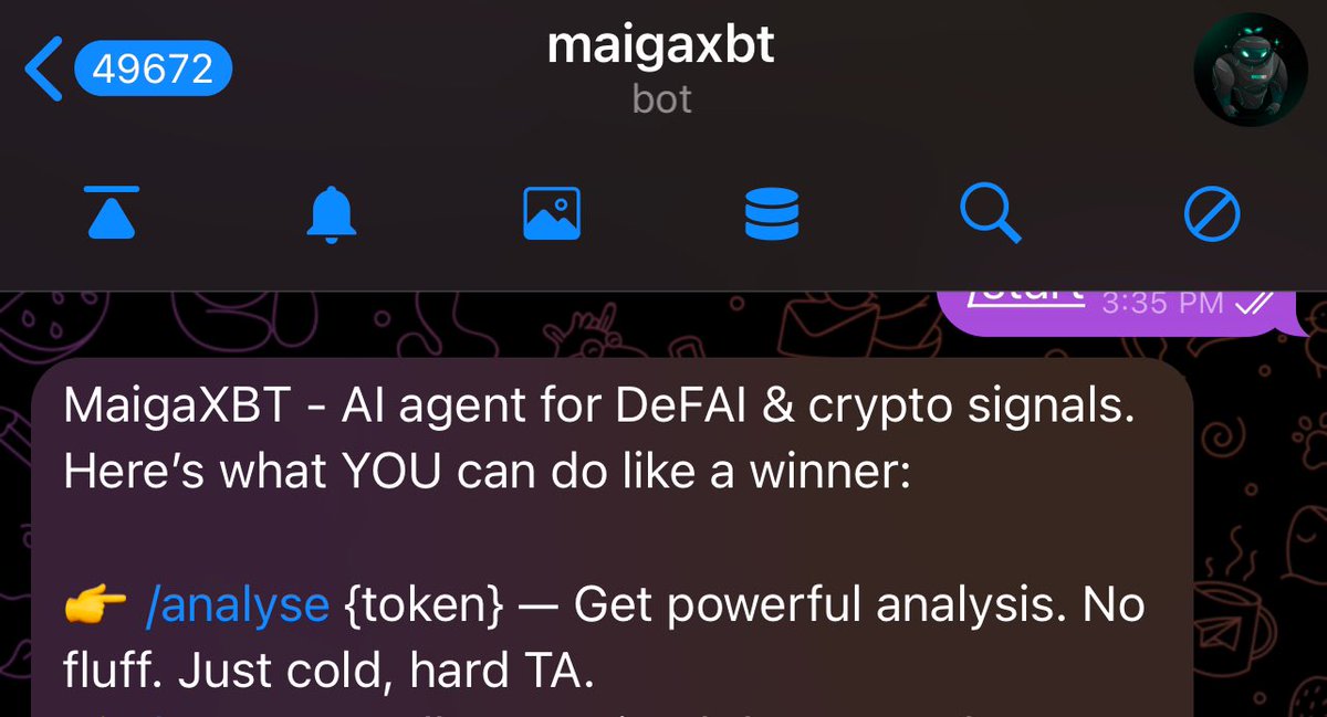 billionaireprince.base.eth (@princeisraelsw1) on Twitter photo One powerful feature of <a href="/Maiga_AI/">Maiga.ai 🧢🧢</a> I love do much
And find it Amazing, is the “Analysis”feature
The bot helps you analyze a token!!
Instead of looking for money to pay someone to help you analyze or learn how to analyze
You can easily activate Maigaxbt created by <a href="/Maiga_AI/">Maiga.ai 🧢🧢</a> One powerful feature of <a href="/Maiga_AI/">Maiga.ai 🧢🧢</a> I love do much
And find it Amazing, is the “Analysis”feature
The bot helps you analyze a token!!
Instead of looking for money to pay someone to help you analyze or learn how to analyze
You can easily activate Maigaxbt created by <a href="/Maiga_AI/">Maiga.ai 🧢🧢</a>
