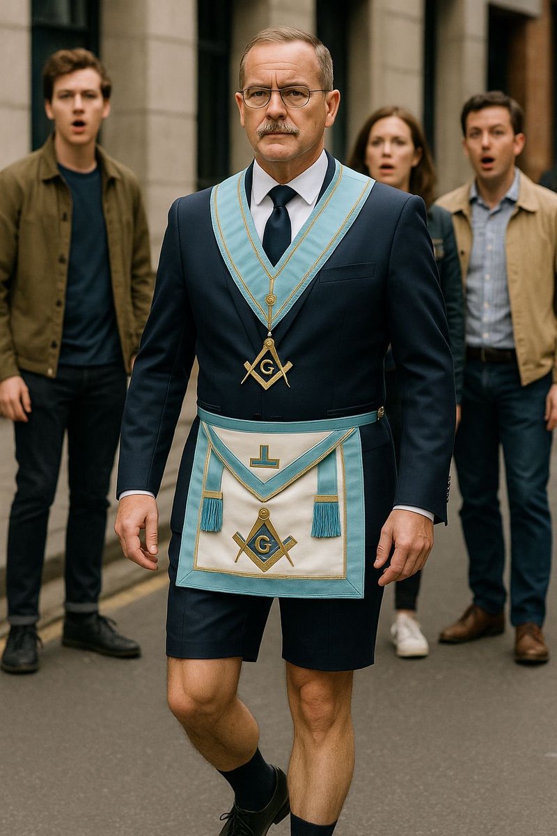 Just wondering if we should have a "summer suit" for the season... 😆😁🤣 #Freemasonry