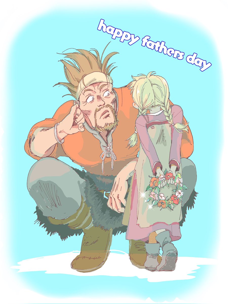 『父の日』
めったに帰ってこないとはいえ、子供の名付けや養育費や結婚相手(未遂)まで用意してくれるトルケル、かなりいい父親では。
#VINLAND_SAGA