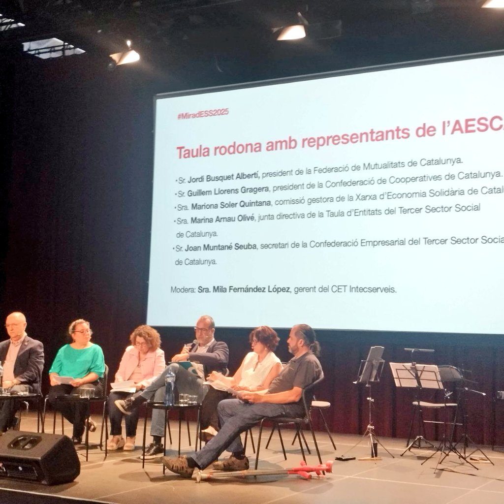 Xarxa d'Economia Solidària de Catalunya (@xes_cat) on Twitter photo Participem a #MiradESS2025, l'acte anual de <a href="/econ_socialcat/">Economia social</a>, amb la resta de famílies de l'<a href="/ES_Catalunya/">Associació Economia Social Catalunya (AESCAT)</a> per parlar del projecte de Llei de l'ESS
Expliquem com és d'imprescindible que s'hi reconeguin les economies comunitàries i una ESS definida sobretot pels principis i accions Participem a #MiradESS2025, l'acte anual de <a href="/econ_socialcat/">Economia social</a>, amb la resta de famílies de l'<a href="/ES_Catalunya/">Associació Economia Social Catalunya (AESCAT)</a> per parlar del projecte de Llei de l'ESS
Expliquem com és d'imprescindible que s'hi reconeguin les economies comunitàries i una ESS definida sobretot pels principis i accions
