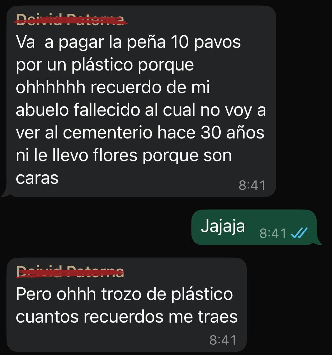 Yo creo que al final no se lo saca. No pongo el nombre para respetar su privacidad, por supuesto.