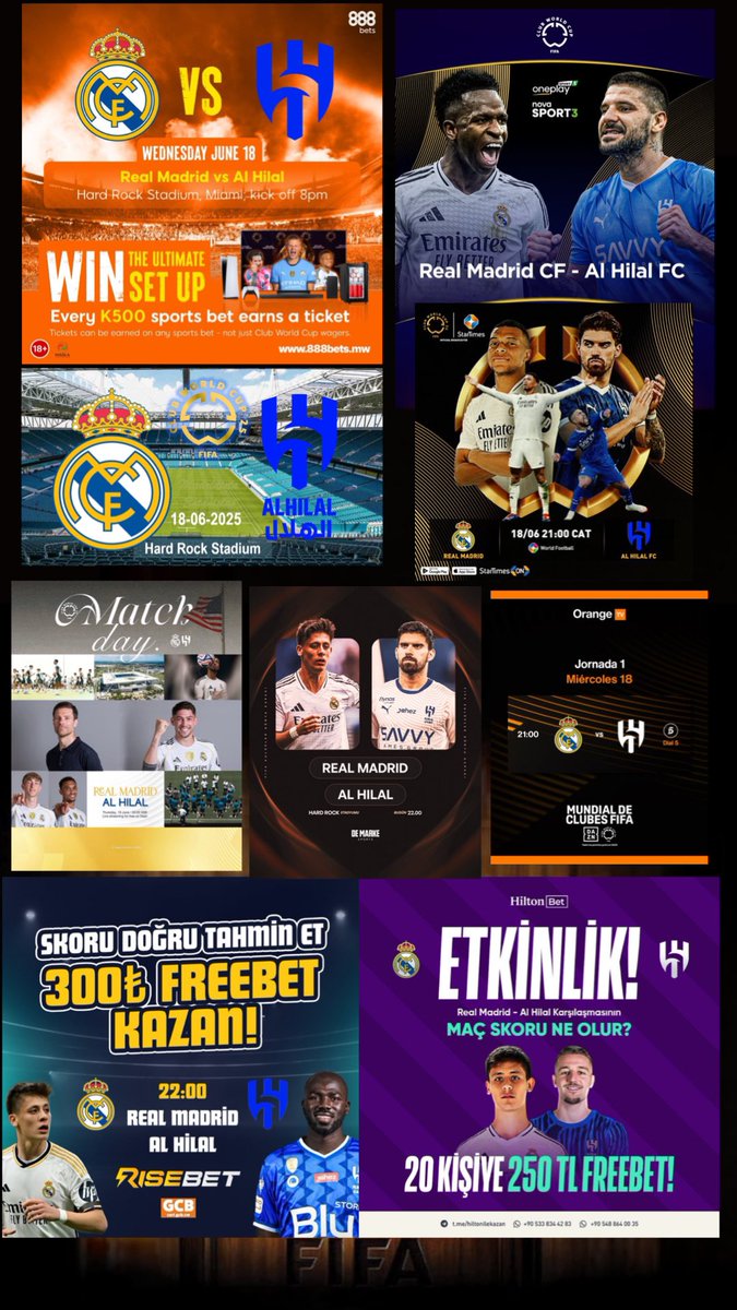 🚨🚨🚨الهلال وريال مدريد "كلاسيكو العالم" |

          "تغطيات العالم وبدأت جوائز التوقعات"

الكـل يترقب المواجهـة بين كبير اوروبـا وكبير آسيا وكليهما قاما بالتعاقد مع أجهزة فنية جديدة ..

نسأل الله التوفيق لأعظم شعار "ملوك آسيا"

#كأس_العالم_للأندية_2025