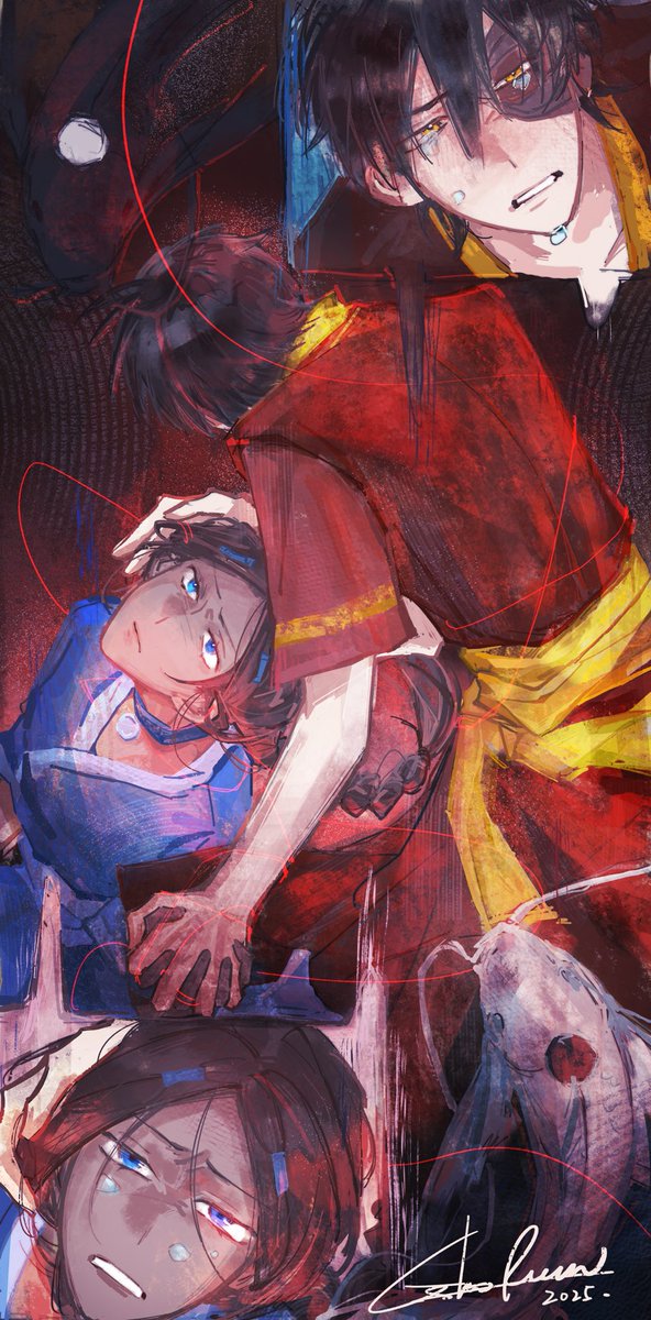 KamuiVivy's tweet image. #zutara
Hatred arises from love
The texture of this picture is indescribable... it's not something I really want to express, it's almost meaningless 🥲