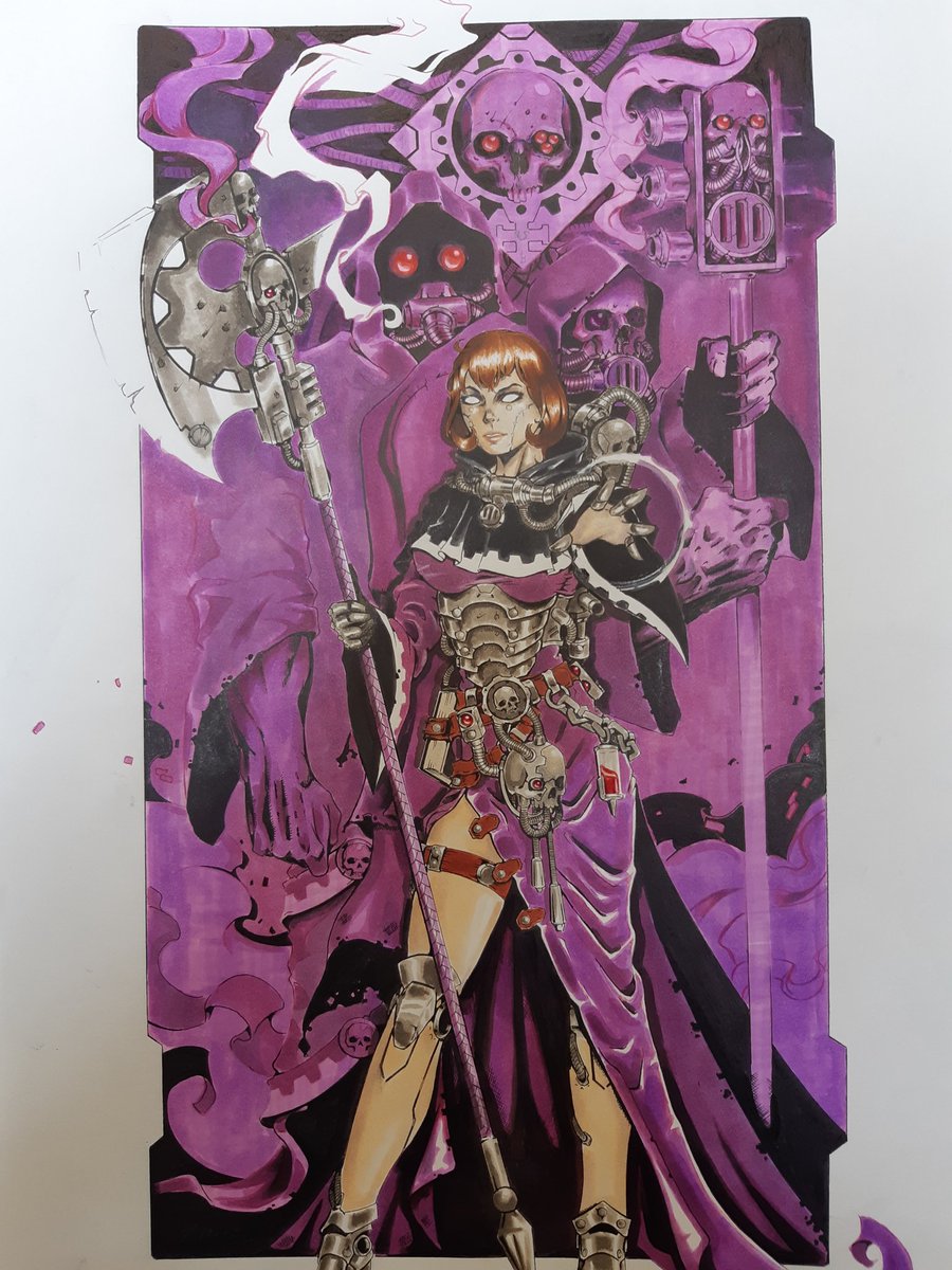 Auri01927202's tweet image. Mechanicum commission