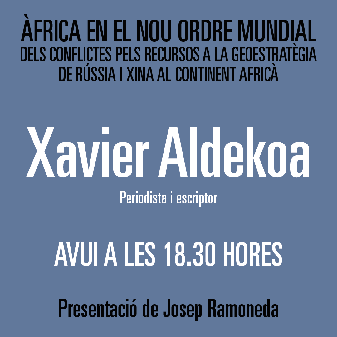 Escola Europea d'Humanitats (@eedhumanitats) on Twitter photo ENTRADES EXHAURIDES
Avui, a les 18.30h, conferència de <a href="/xavieraldekoa/">Xavier Aldekoa</a> amb presentació de Josep Ramoneda. Escola Europea d’Humanitats, Palau Macaya de la Fundació “la Caixa”. ENTRADES EXHAURIDES
Avui, a les 18.30h, conferència de <a href="/xavieraldekoa/">Xavier Aldekoa</a> amb presentació de Josep Ramoneda. Escola Europea d’Humanitats, Palau Macaya de la Fundació “la Caixa”.