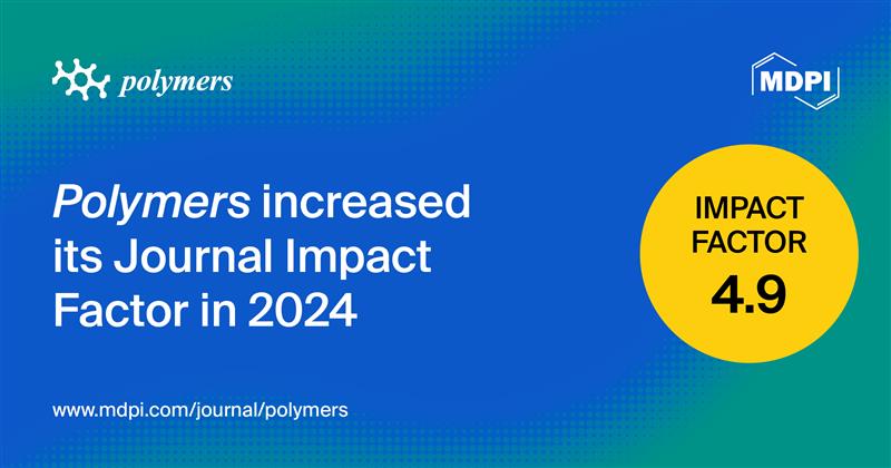 🤩Polymers Impact Factor has increased to 4.9 in the latest 2024 Journal Citation Reports! 

This achievement reflects the outstanding work of our authors, reviewers, and editorial team, and highlights the journal’s growing influence in the field. 

🙏Thank you all!
#Polymers