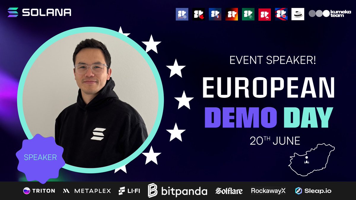 Next stop: Budapest 🇭🇺🚀

Berlin Demo Day set the bar high—amazing energy, inspiring builders, and unforgettable vibes. Not easy to beat… but I’m excited to see what Budapest has in store!

I’m honored that I’ll be pitching at the European Demo Day, representing <a href="/SuperteamDE/">Superteam Germany</a> and
