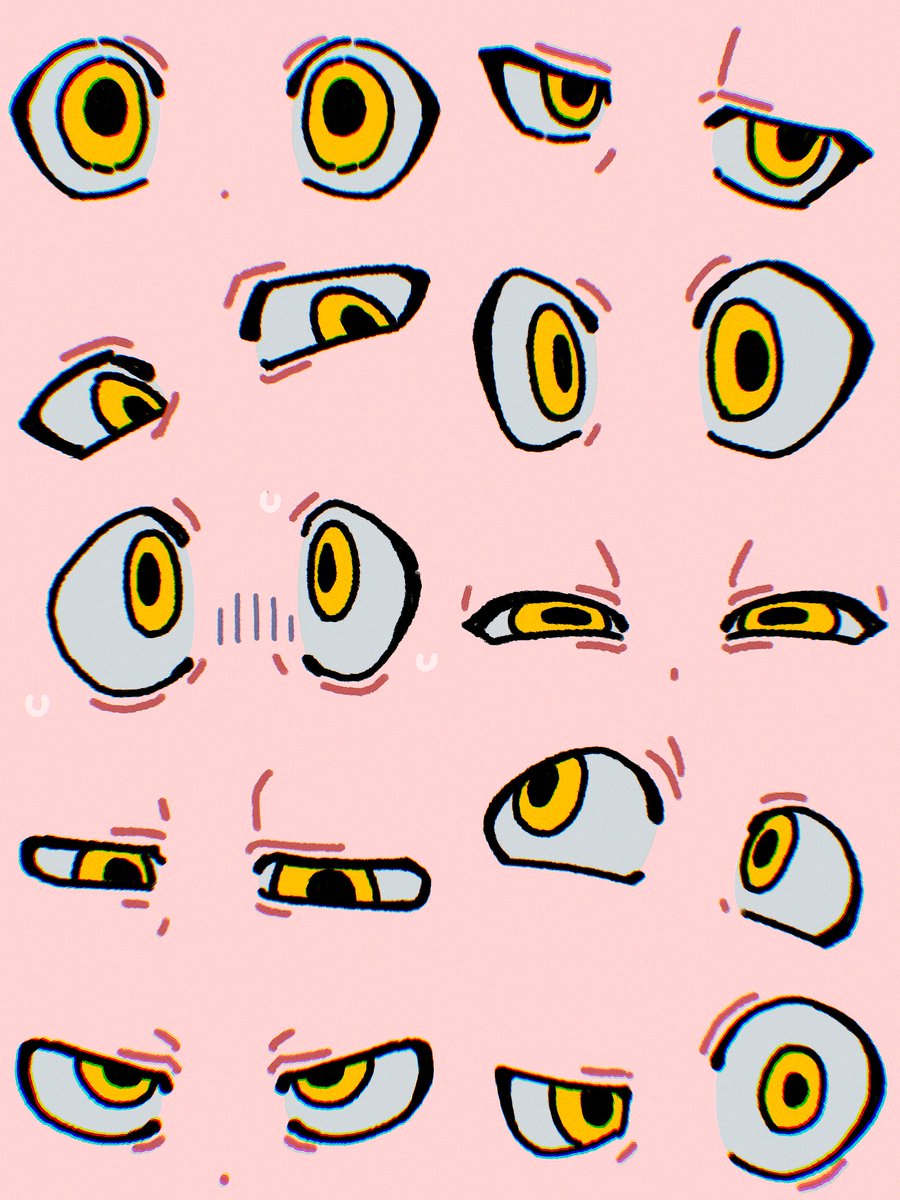 黄色ノ目デ埋メテミル