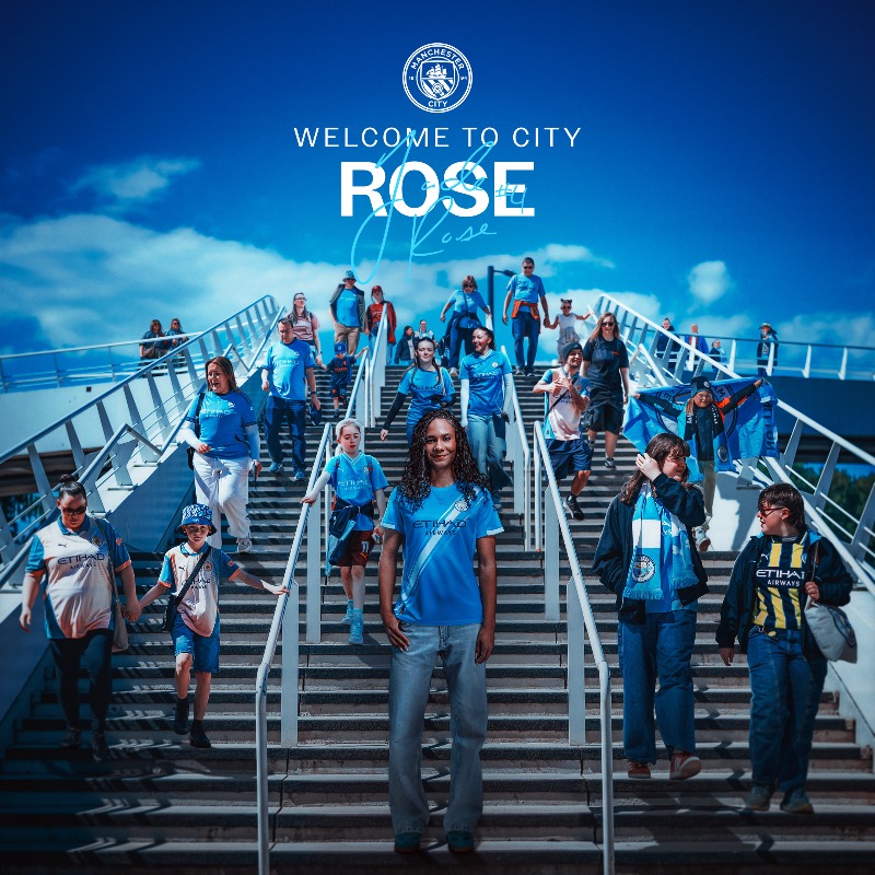ManCityWomen's tweet photo. We are delighted to announce the signing of Canada international defender Jade Rose, subject to international clearance and a work visa 🩵