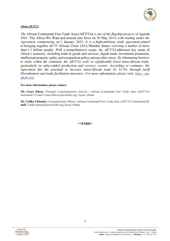 ACINTaD1's tweet photo. The AfCFTA Secretariat reaffirms its full confidence in Afreximbank with regards on trade.  
📍Read the full press statement below. https://t.co/M0Wyqtrcd4
