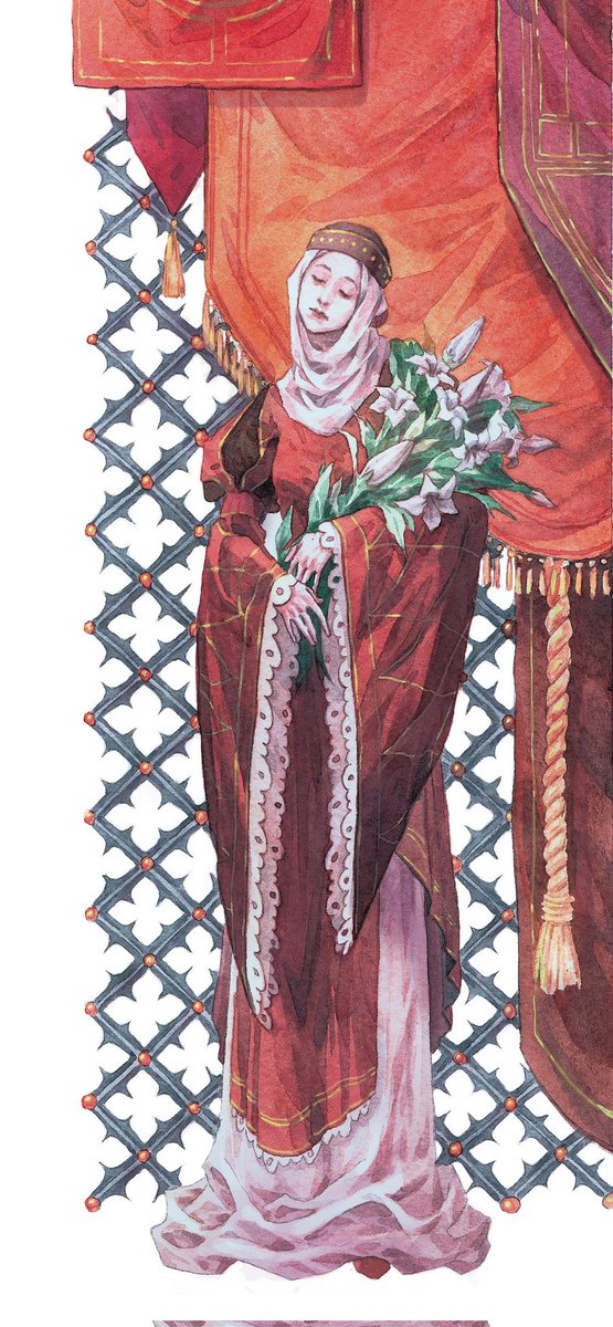 Morgan73637557's tweet image. Illustration for a chivalric romance from ARTMIF
#illustlation #watercolor