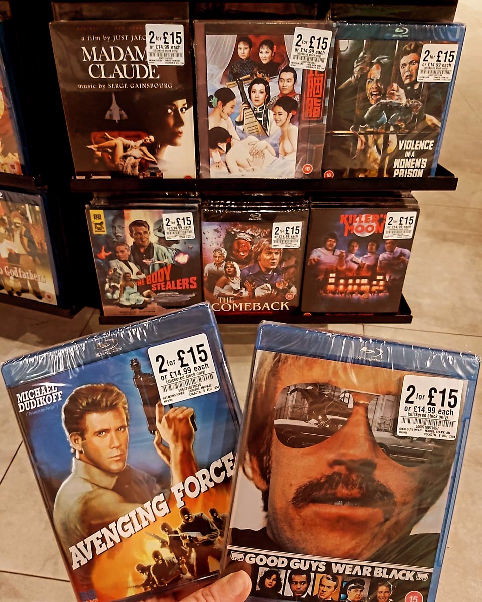 hmv Ipswich (@hmvipswich) on Twitter photo Whether you're looking for some classic horror, family fun, something a bit spicy or some cheesy action there's plenty of choices in our 2 for £15 88Film Blu Ray offer (selected titles only) 
#88Films 
#88FilmsCollector 
#horror 
#BluRay Whether you're looking for some classic horror, family fun, something a bit spicy or some cheesy action there's plenty of choices in our 2 for £15 88Film Blu Ray offer (selected titles only) 
#88Films 
#88FilmsCollector 
#horror 
#BluRay