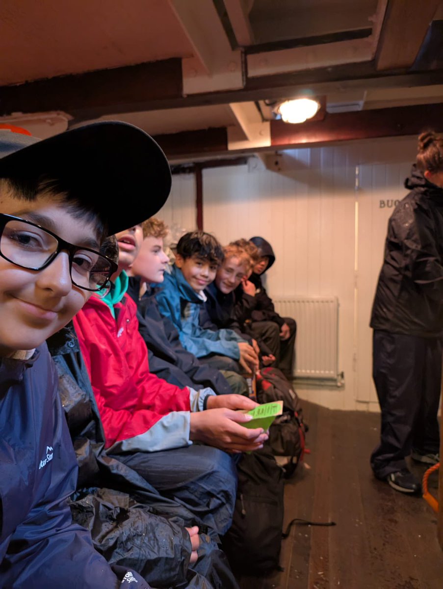 We managed to catch up with our Knoydart Expedition team today - This was the team on board the sleeper train &amp; ferry. A very memorable start to the adventure and lots of excitement! More to follow. #adventure #expedition #charactereducation