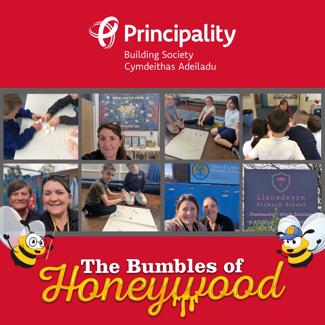No #Marshmallows were eaten in the making of these towers! 🍡🏗️
But lots of skills learnt including #Teamwork #ProblemSolving and #Communication Thanks to <a href="/PrincipalityBS/">Principality Building Society</a> who are supporting 51 Primary Schools on The Bumbles of Honeywood Programme 🐝to learn these and many more