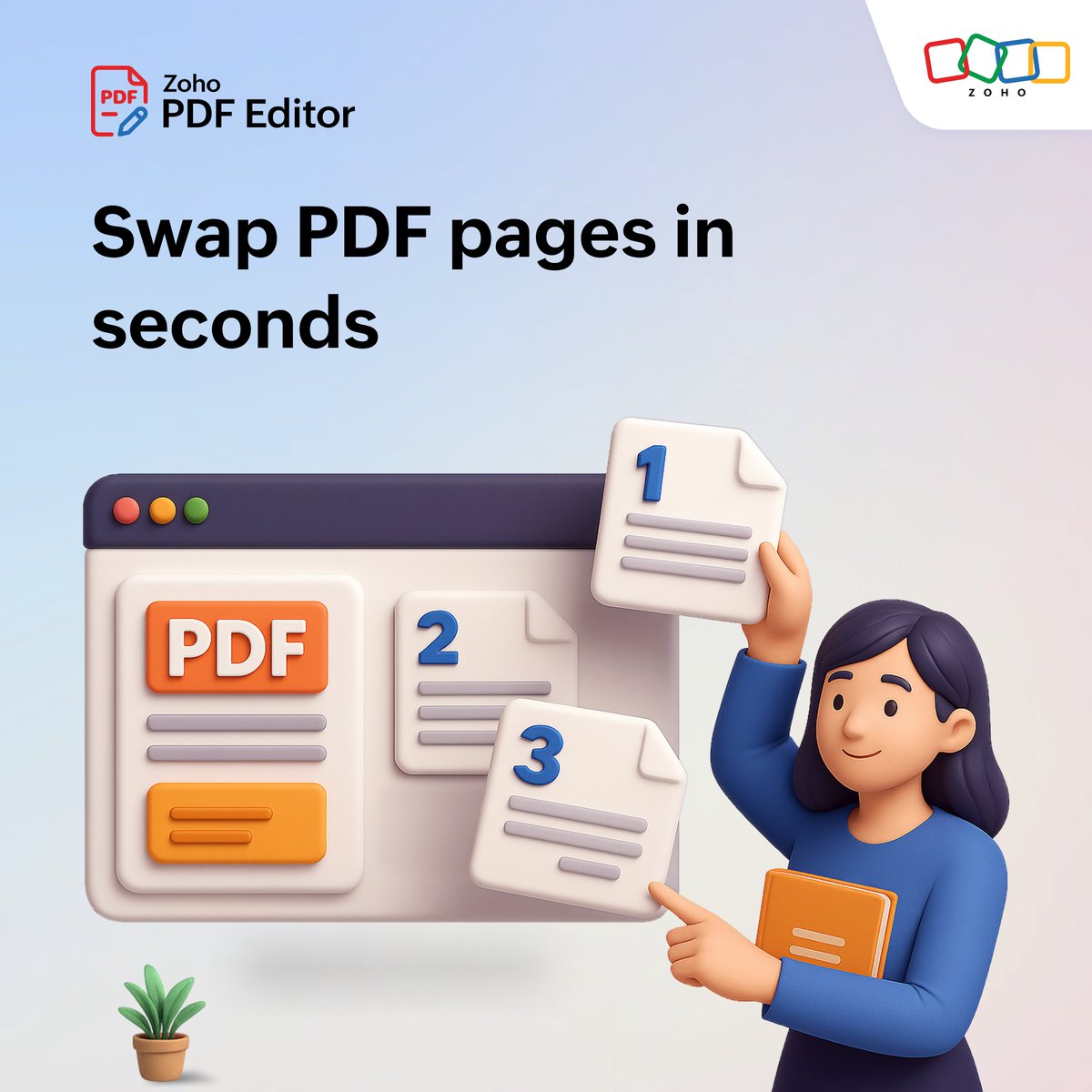 Zoho PDF editor (@zohopdfeditor) on Twitter photo Sometimes itโs just one page standing between you and a perfect PDF.โจ With Zoho PDF Editor, you can replace just that page using another PDF. No rework. No stress.๐ Learn how ๐ zurl.co/WOdSu
#freeonlinepdfeditingtool #zohopdfeditor
<a href="/ZohoWriter/">Zoho Writer</a> <a href="/ZohoWorkDrive/">Zoho WorkDrive</a> Sometimes itโs just one page standing between you and a perfect PDF.โจ With Zoho PDF Editor, you can replace just that page using another PDF. No rework. No stress.๐ Learn how ๐ zurl.co/WOdSu
#freeonlinepdfeditingtool #zohopdfeditor
<a href="/ZohoWriter/">Zoho Writer</a> <a href="/ZohoWorkDrive/">Zoho WorkDrive</a>