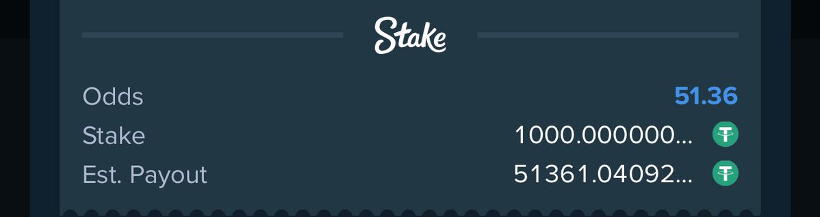 Tennis on Stake 

9 odds stake.com/sports/home?be…

20 odds stake.com/sports/home?be…

51 odds stake.com/sports/home?be…

REGISTER A STAKE ACCOUNT VIA LINK stake.com/?c=f213c5ba25&…

Use Promo code banks for weekly airdrops and bonuses 

Dm t.me/JoyEpos bet deposit enquiries,