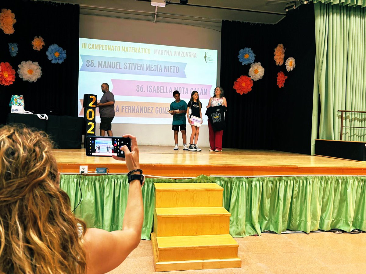 Enhorabuena a todos l@s participantes  del III Campeonato Matemático Maryna Vyazovska organizado por el departamento de matemáticas 🧮 del <a href="/IES_Mateo/">IES MATEO HERNÁNDEZ</a> 👏🏻👏🏻 #Somoselfelix #CentrosEducacyl