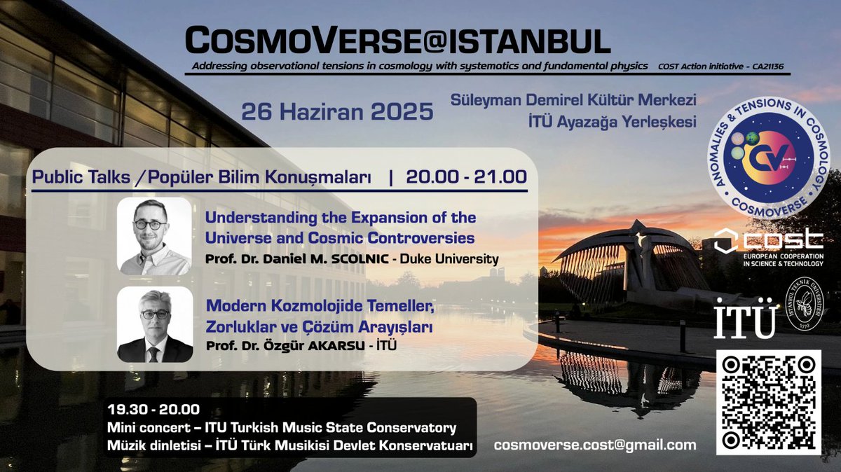 Kozmolojide popüler bilim konuşmaları

<a href="/savasarapoglu/">A. Savas Arapoglu</a> <a href="/OzgurAkarsu35/">Ozgur Akarsu</a> <a href="/EmreOnurKahya/">Emre Onur Kahya</a> 

indico.itu.edu.tr/event/1/page/9…