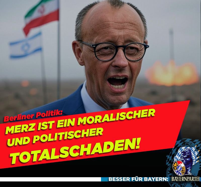 Bayernpartei🎗 (@bayernpartei) on Twitter photo Empörung über <a href="/_FriedrichMerz/">Friedrich Merz</a> #Drecksarbeit“-Aussage:
Respektlosigkeit gegenüber dem #Völkerrecht und den #Menschen!
🔹
#BesserFürBayern : #BAYERNPARTEI
. Empörung über <a href="/_FriedrichMerz/">Friedrich Merz</a> #Drecksarbeit“-Aussage:
Respektlosigkeit gegenüber dem #Völkerrecht und den #Menschen!
🔹
#BesserFürBayern : #BAYERNPARTEI
.