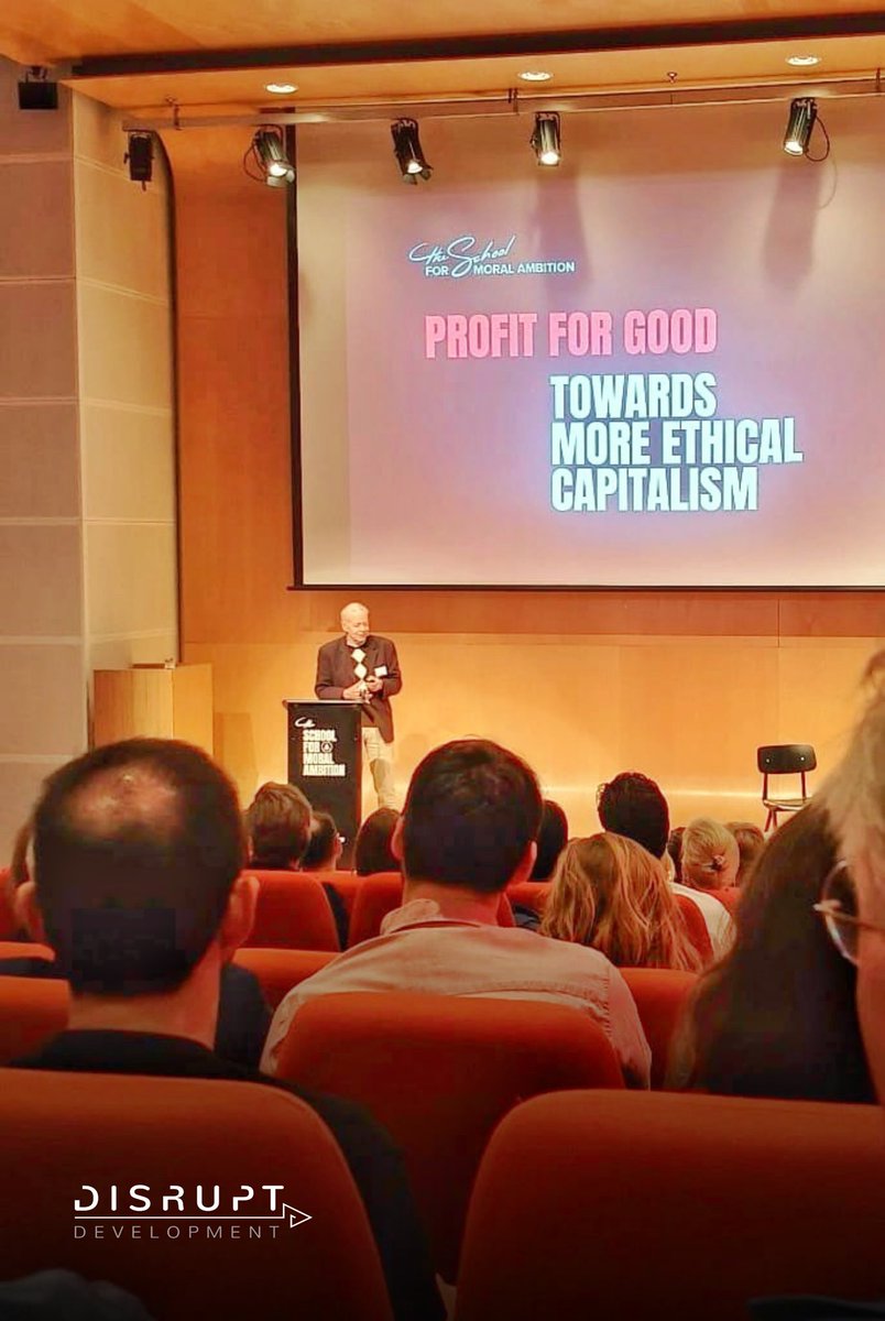 Disrupt_Dev's tweet image. On June 11, Disrupt Development was proudly represented at the Profit for Good Conference by Kelly, Anna-Lena, and Nina, who joined fellow changemakers to explore bold governance models and entrepreneurial approaches.

#ProfitforGoodConference
#DisruptDevelopment