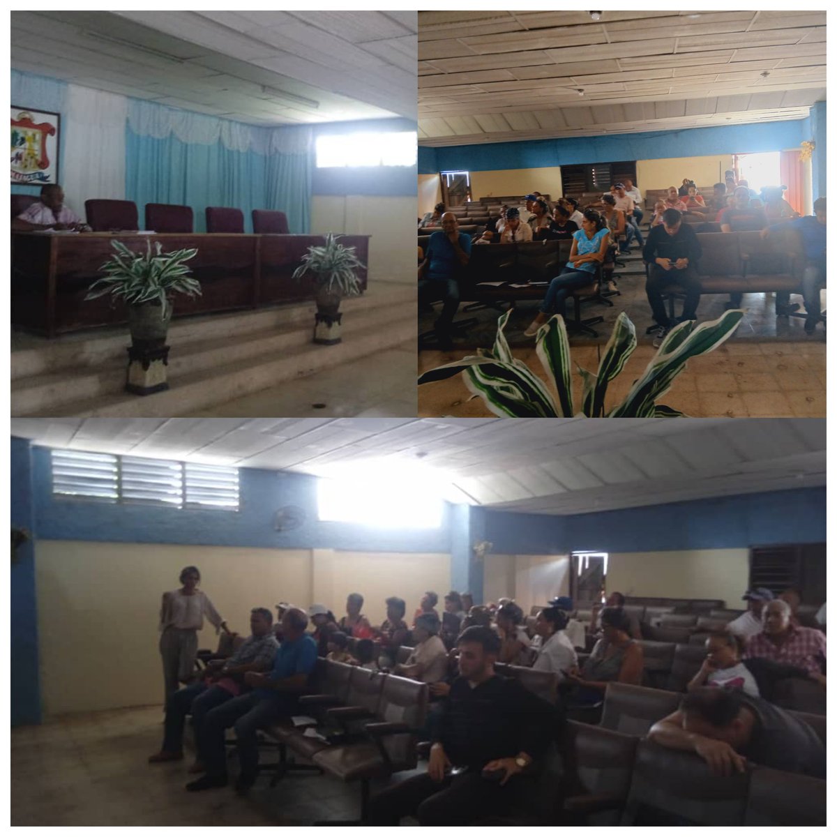 FleitasHum56421's tweet image. Se reúne el Consejo Popular de Majagua evaluando temas que afecta directamente a la población: los servicios de abasto de agua y comunales y la producción de alimentos fueron analizados. #PoderPoder #MajaguaUnida #CiegoEn26