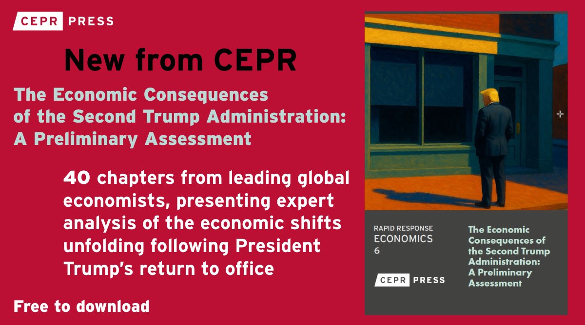 voxeu's tweet image. The economic consequences of the second Trump administration: A preliminary assessment
@GaryGensler @baselinescene @upanizza @bweder
ow.ly/XMzZ50WbrAk