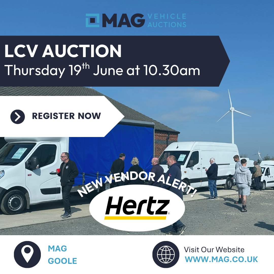 Motor_Auctions's tweet photo. Tomorrow!!

LCV Auction live from MAG Goole at 10.30am. Find quality LCVs from the best vendors in the industry. 

Register now - https://t.co/xbbKFoo8qE https://t.co/j6SR6exbOi