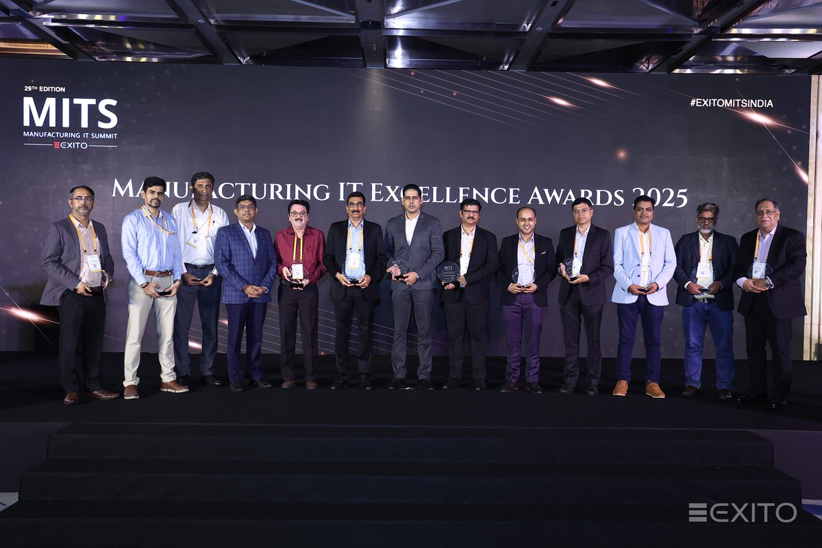 TimesTech Buzz (@timestechbuzz) on Twitter photo <a href="/TimestechBuzz/">TimesTech Buzz</a> had the privilege of partnering with <a href="/exito_media/">Exito Media</a> for the 29th Edition of the Manufacturing IT Summit held in Mumbai on June 12, 2025. A power-packed event that brought together the brightest minds driving #digitaltransformation in the manufacturing sector. <a href="/TimestechBuzz/">TimesTech Buzz</a> had the privilege of partnering with <a href="/exito_media/">Exito Media</a> for the 29th Edition of the Manufacturing IT Summit held in Mumbai on June 12, 2025. A power-packed event that brought together the brightest minds driving #digitaltransformation in the manufacturing sector.