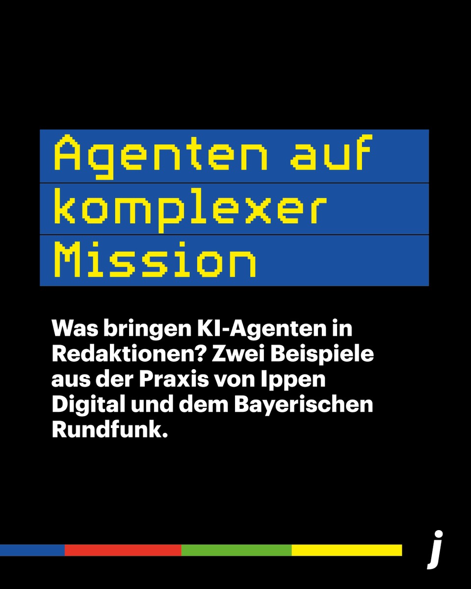 journ_online's tweet image. Der Einsatz von KI-Agenten in Redaktionen wird viel diskutiert. @hkornfeld hat für den journalist mit zwei Redaktionen gesprochen, die KI-Agenten einsetzen.
Hier frei lesen: journalist.de/werkstatt/werk…